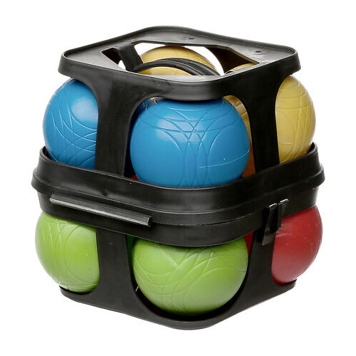 Petanquespil med 8 bolde
