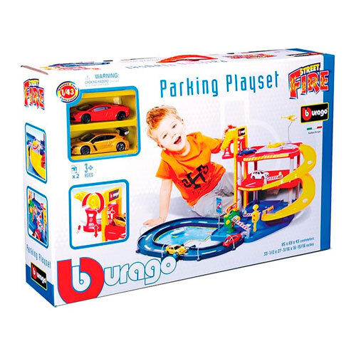 Legesæt med parkeringsanlæg - Burago