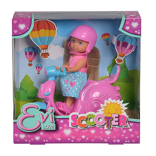 Dukke Evi Love Scooter m/ tilbehør
