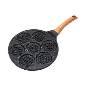 Mini vaffelpande i stål - Ø 26,5 cm.