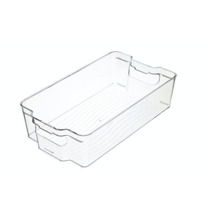 Køleskabsbeholder i plast - 10 x 21 x 37,5 cm.