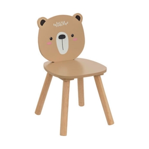 Teddy børnestol i træ - 46 x 27 x 27 cm.